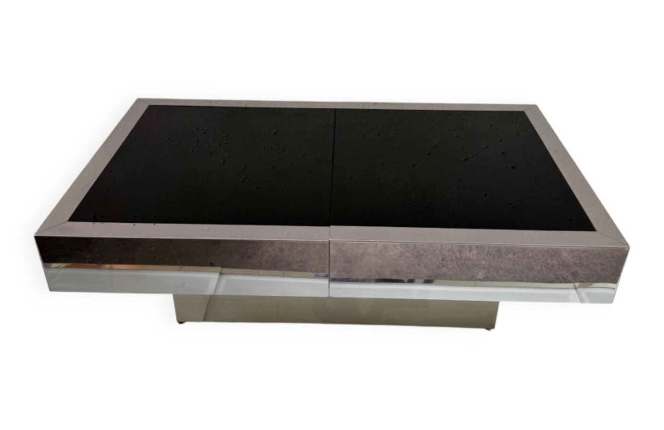 Table basse bar Willy Rizzo