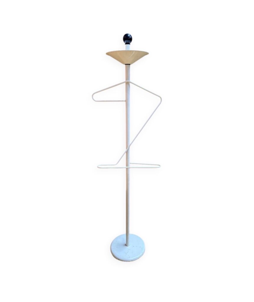 Porte vêtements métal blanc style Menphis