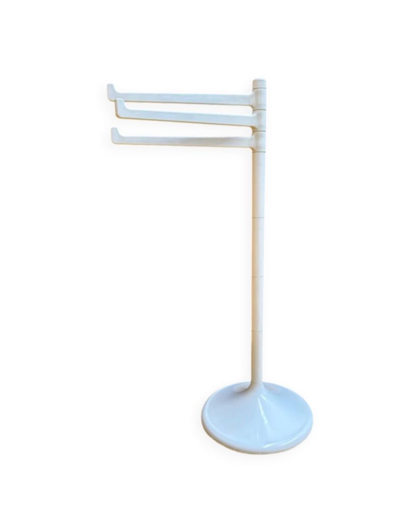 Porte serviette plastique blanc