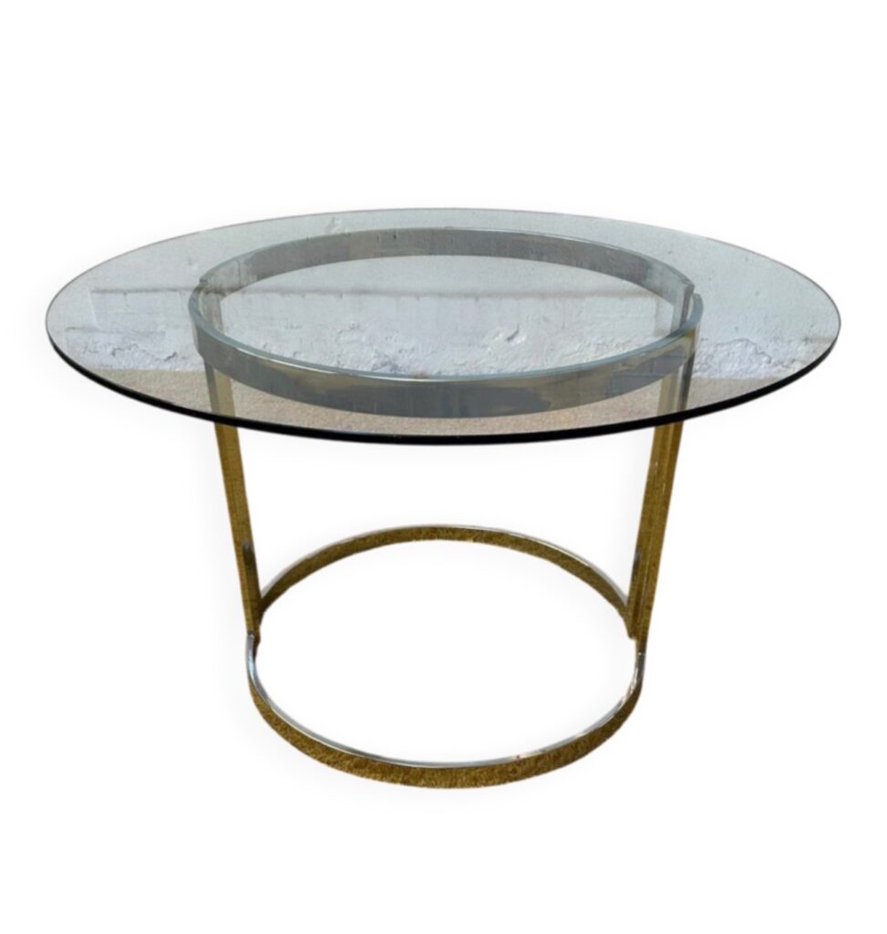 Table à manger en verre Vittorio Introini