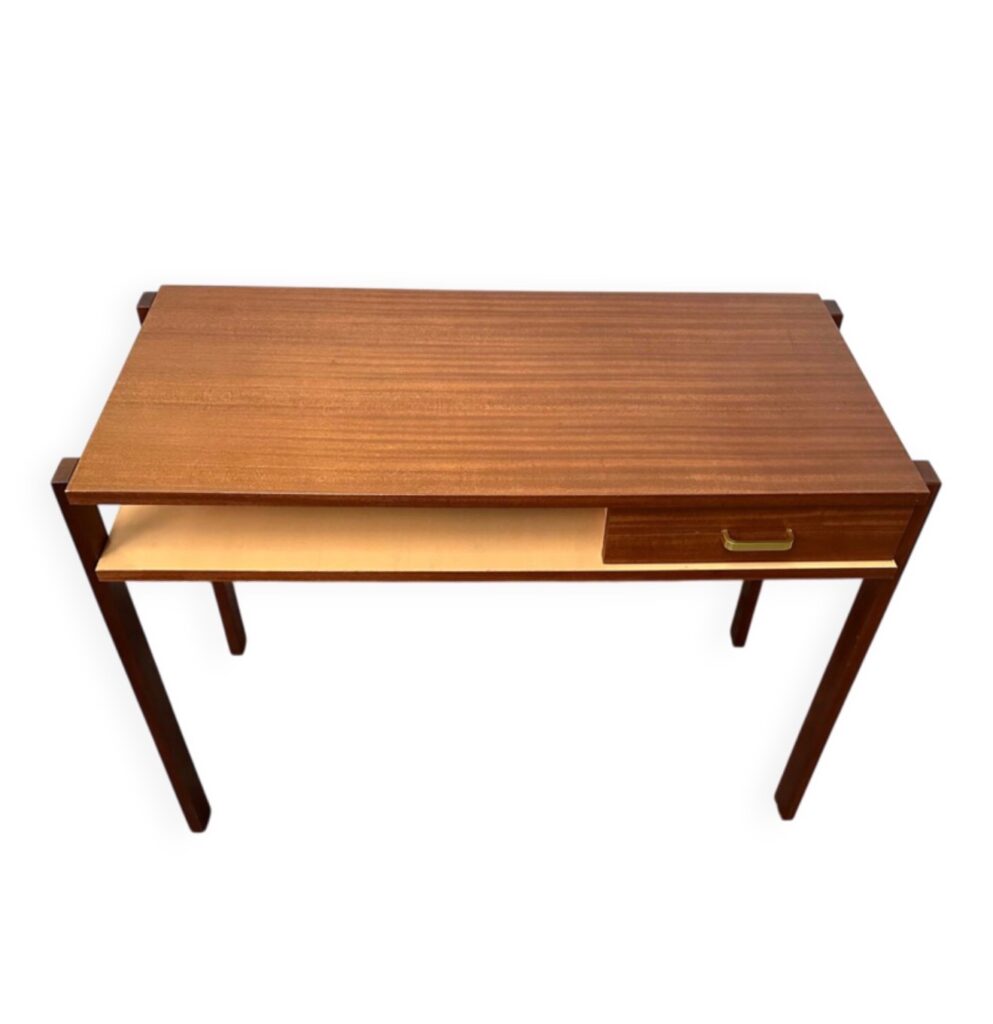 Bureau placage teck