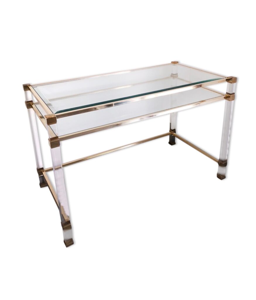 Bureau verre et altuglas Pierre Vandel