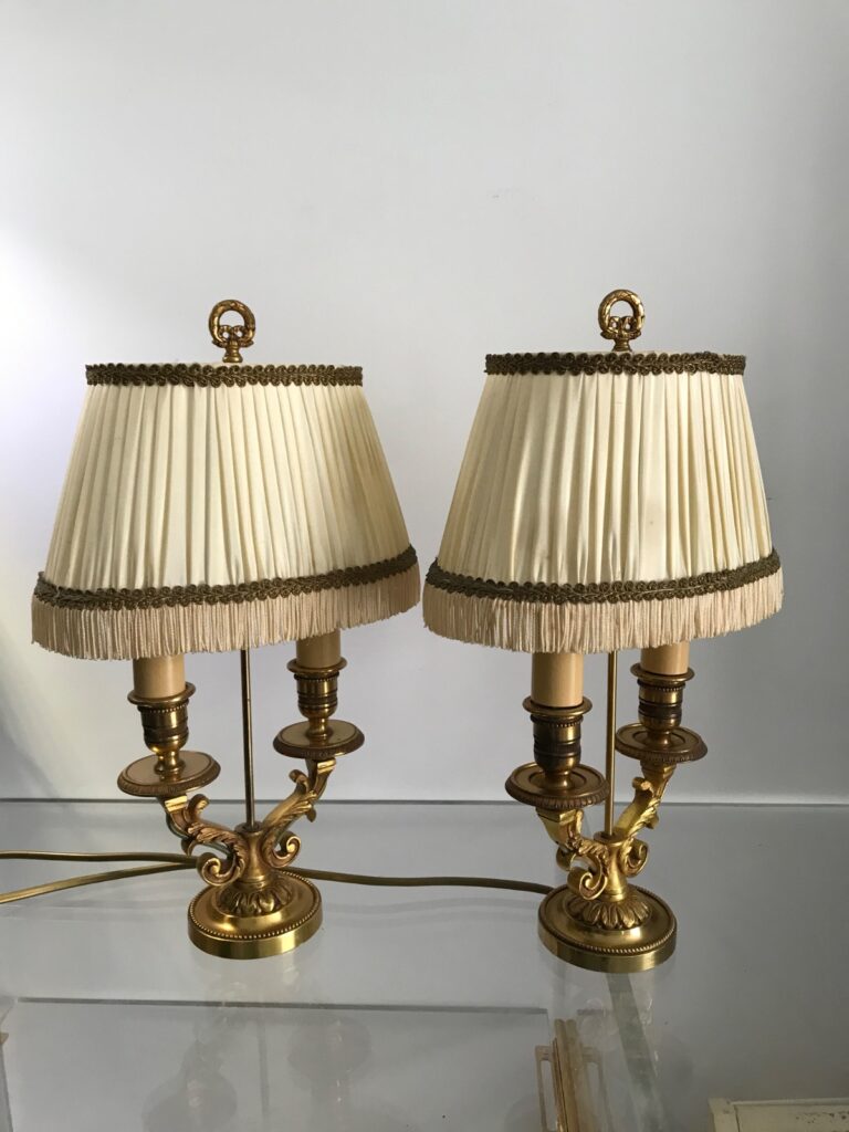 Lampes bouillotte duo